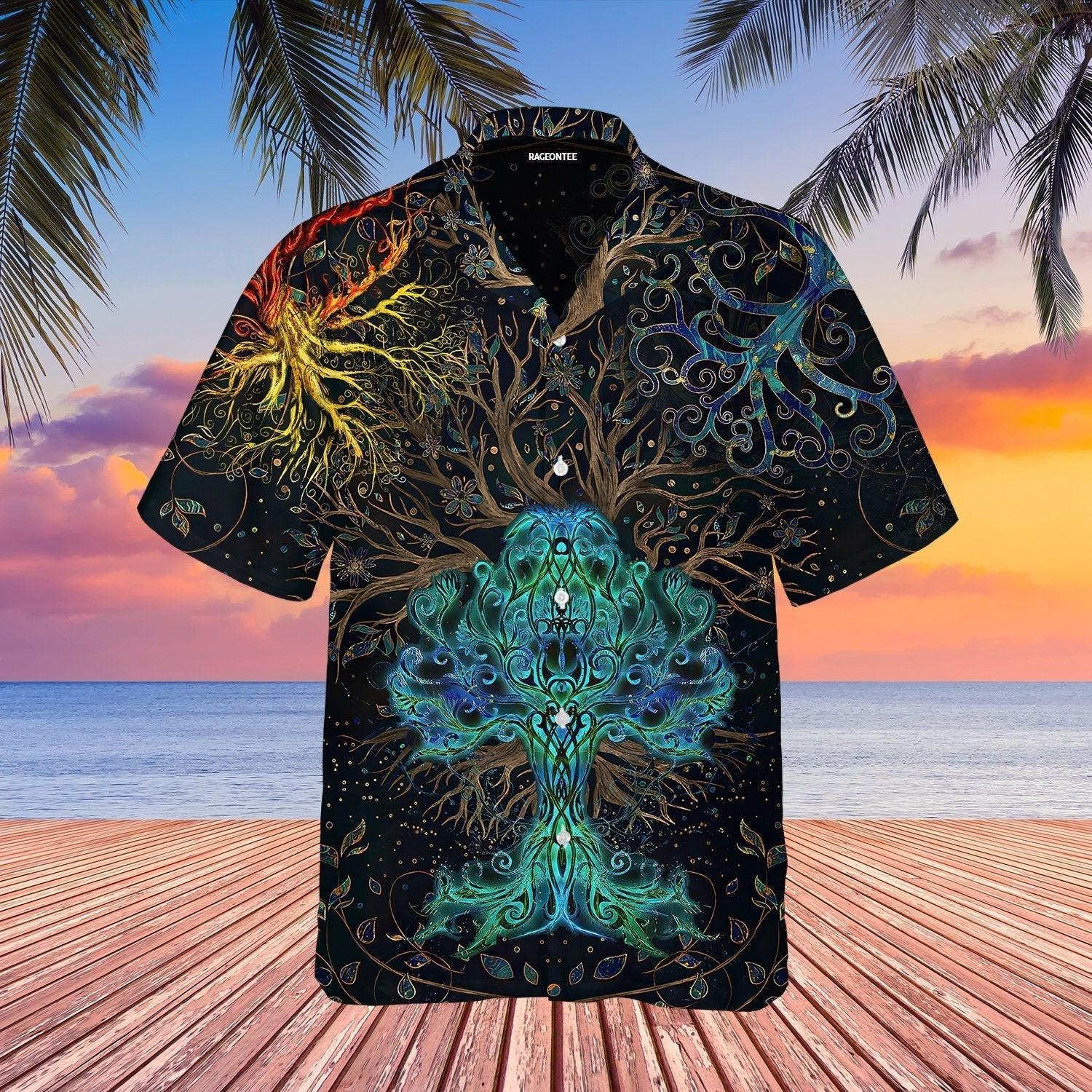 Tree Of Life Spirits Never Die Hawaiian Shirt