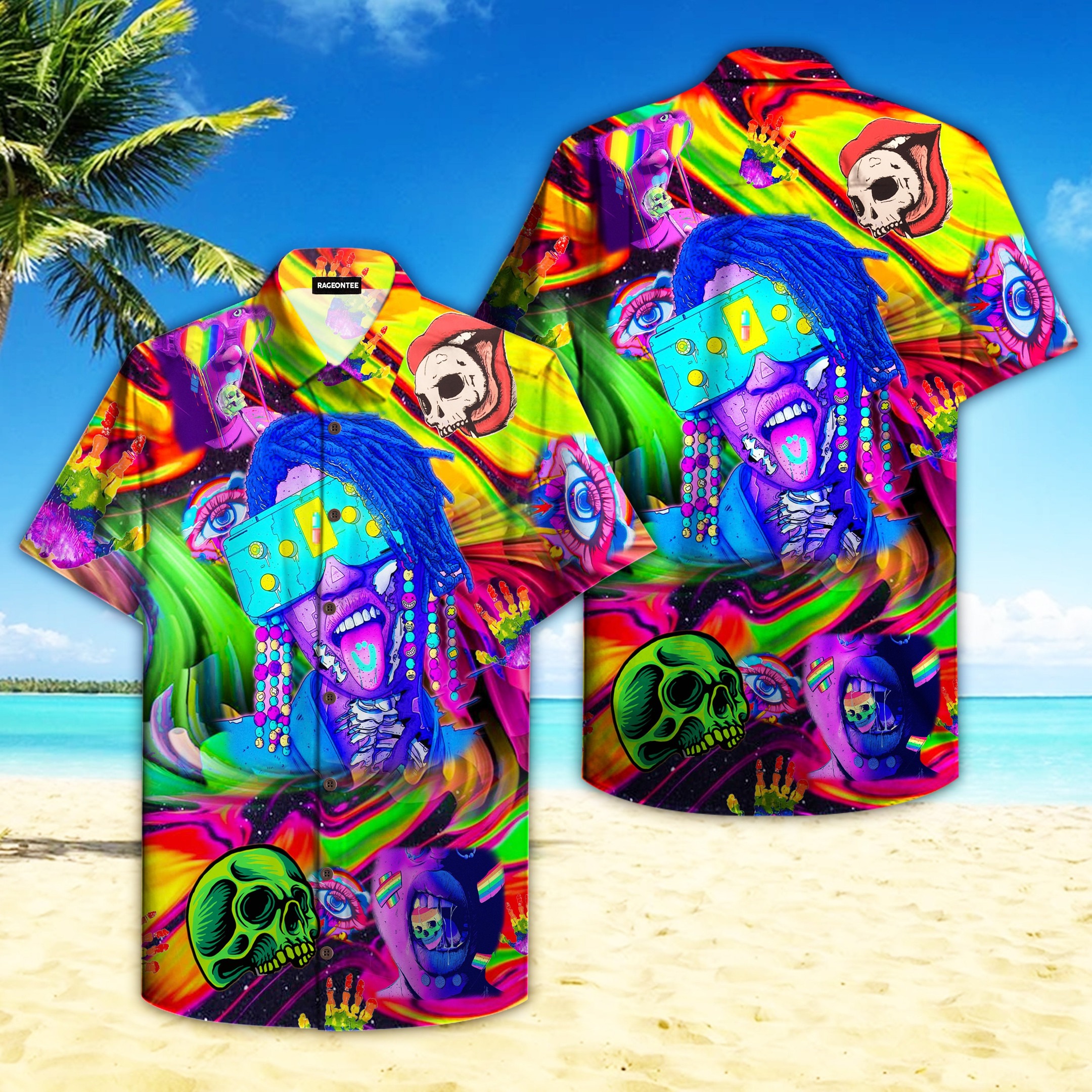 Do You Want Some Rainbow Lollipop Hawaiian Shirt