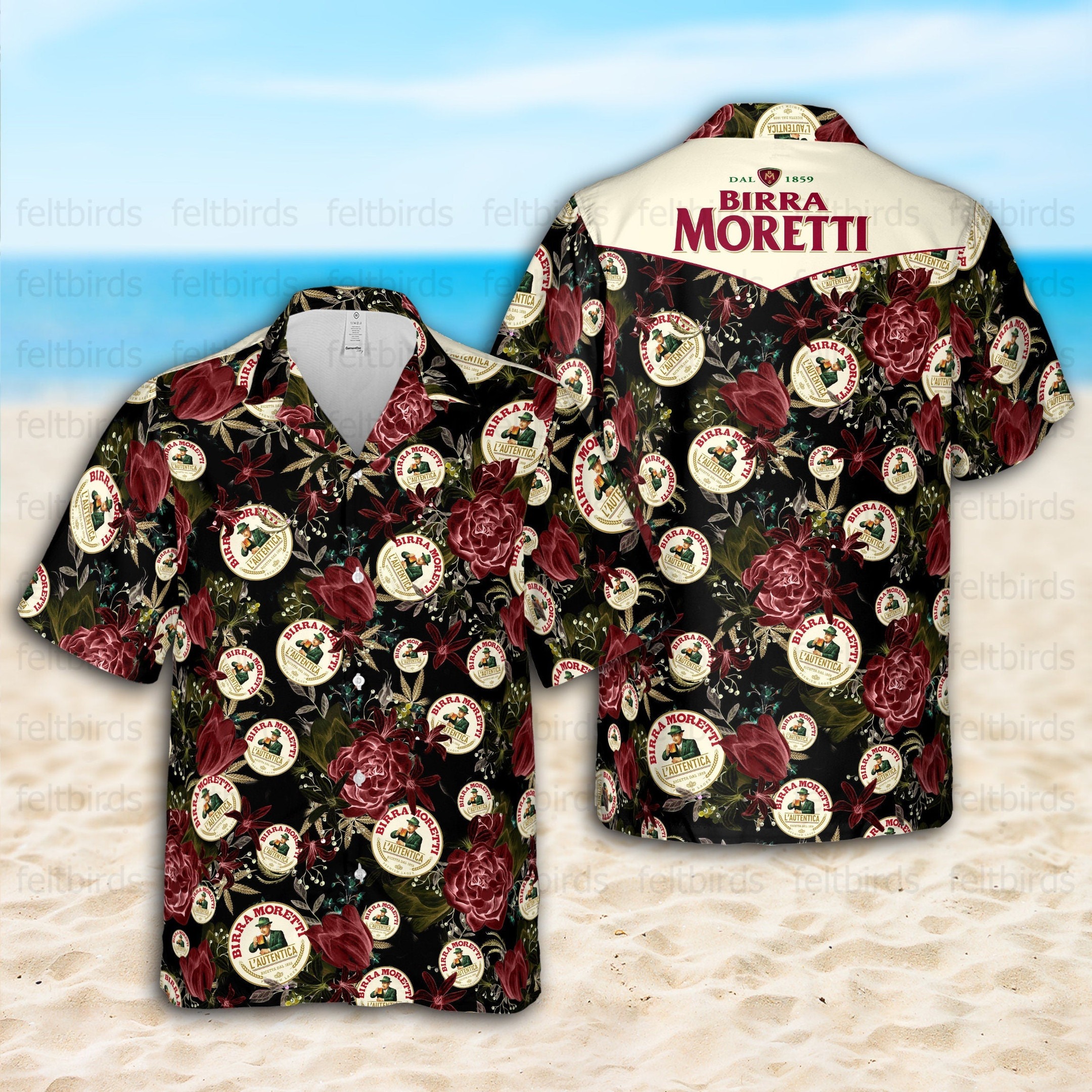 Birra Moretti L’Autentica Hawaiian Shirt