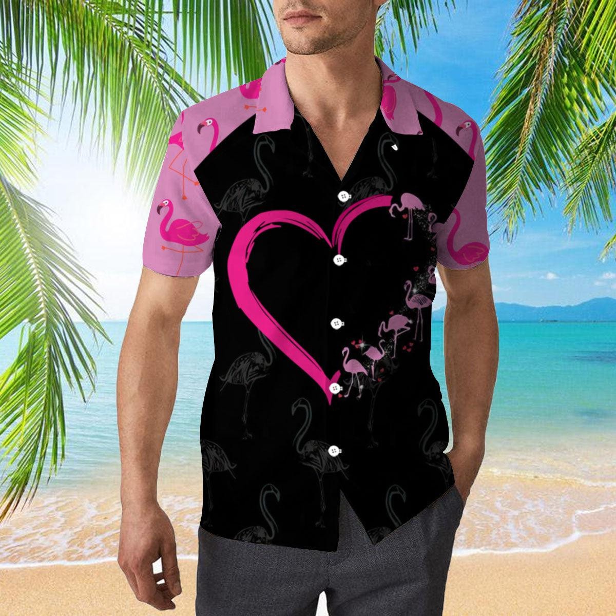 Pink Flamingo Hawaiian Shirt