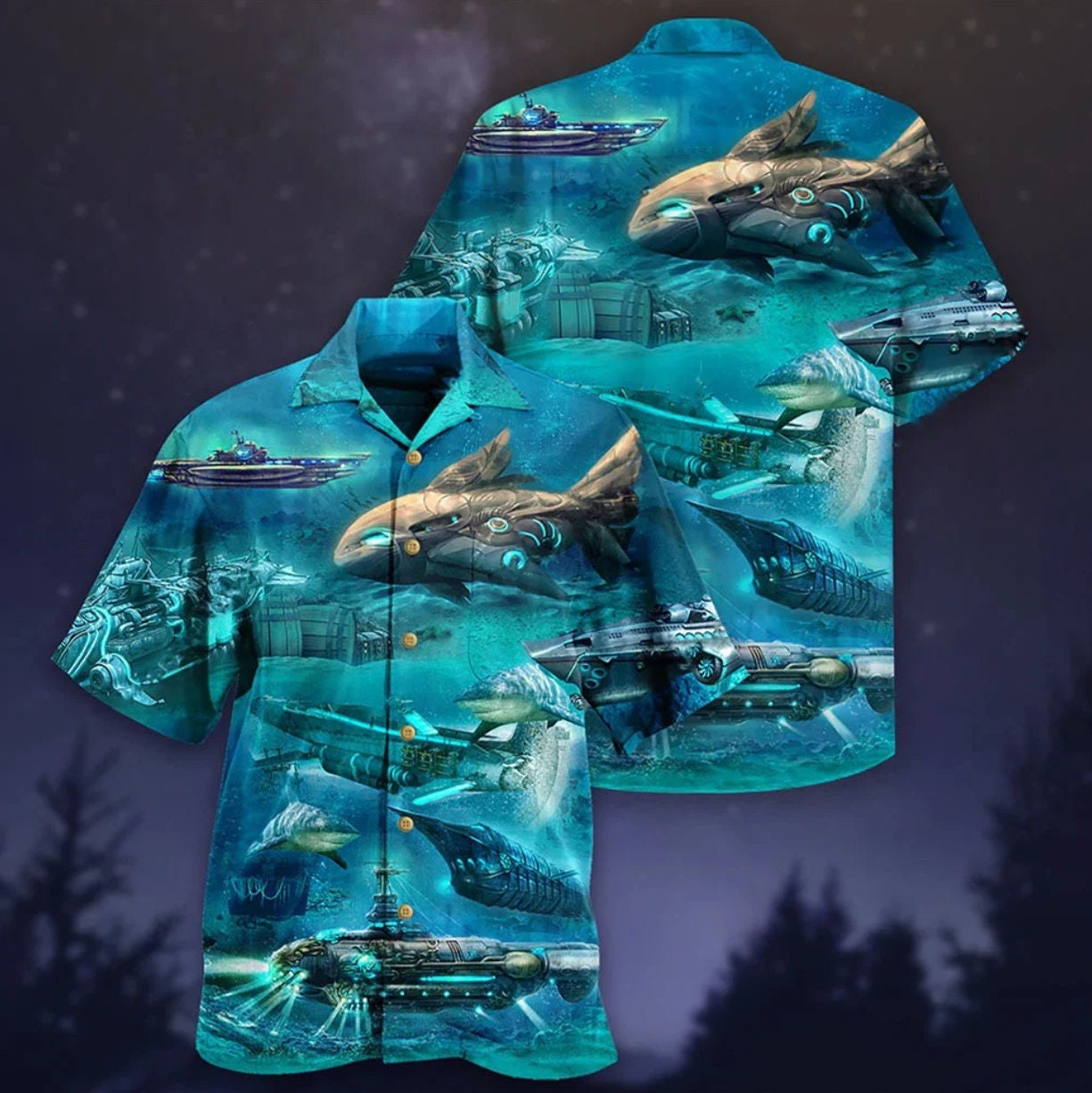 Submarine Hawaiian Shirt