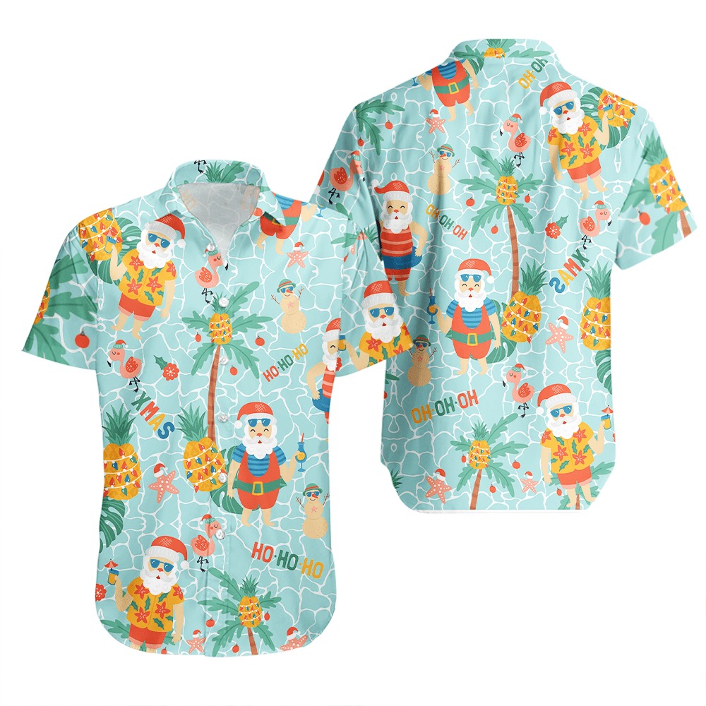 Santa Christmas Hawaiian Shirt