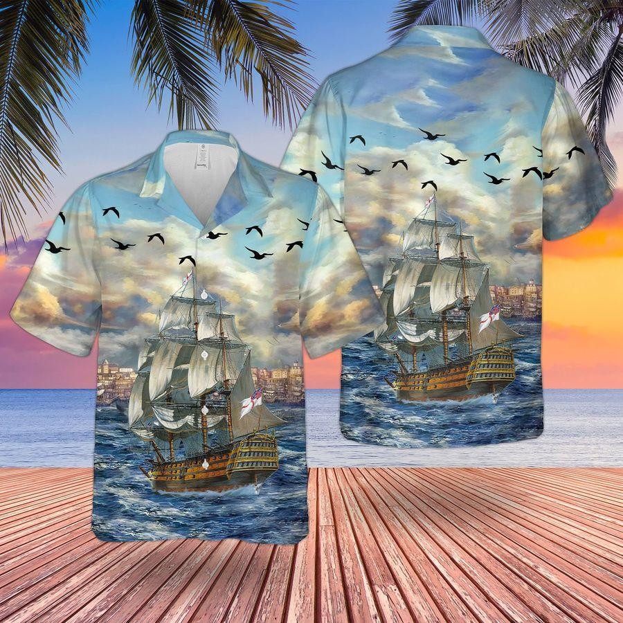 Peace On Boat Hawaiian Shirt