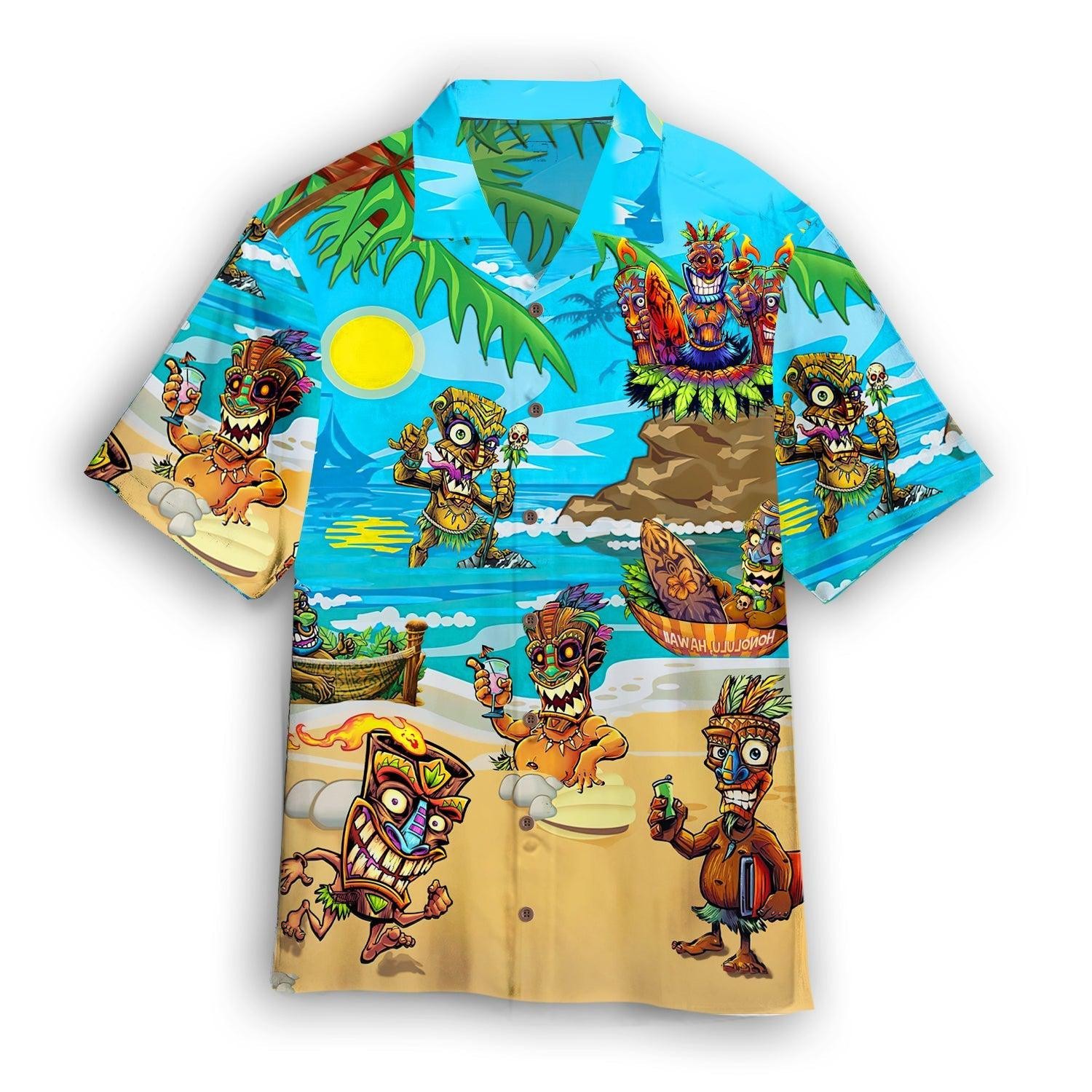 Tiki Hawaiian Shirt