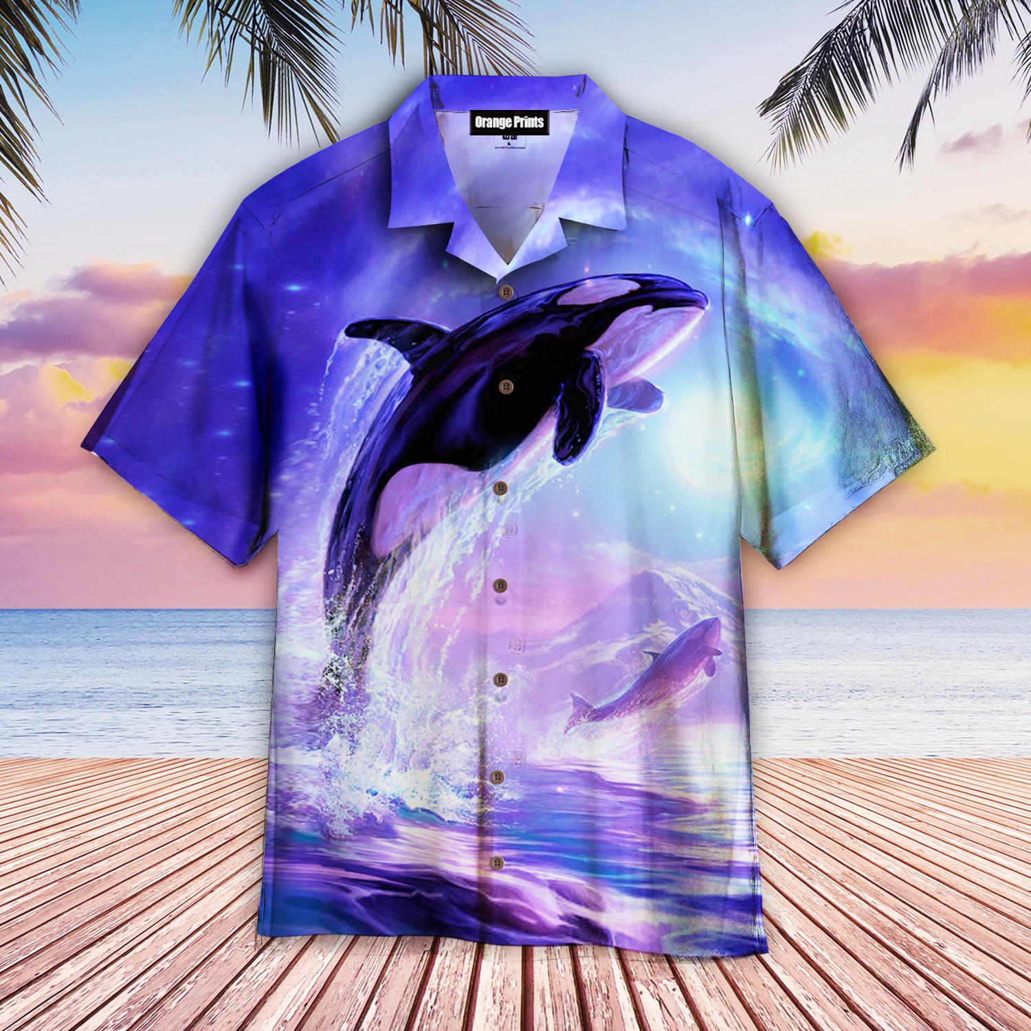 Whale Hawaiian Shirt