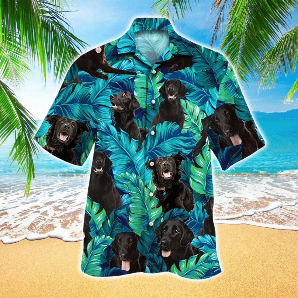 Retriever Dog Shirt, Retriever Dog Hawaiian Shirt