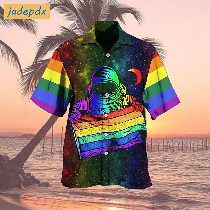 Color Rainbow Flag Hawaiian Shirt