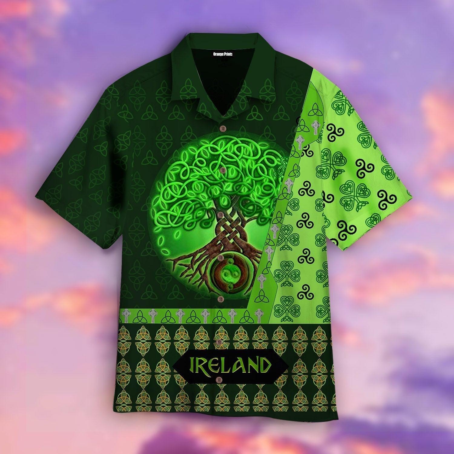 Tree Irish St Patrick’s Day Hawaiian Shirt