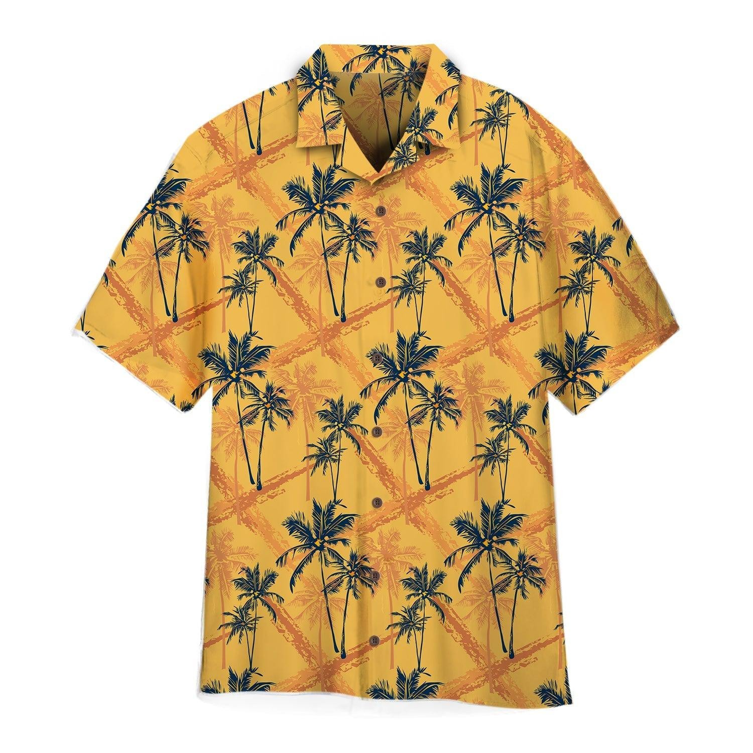 Retro Tropical Palm Tree Hawaiian Shirt