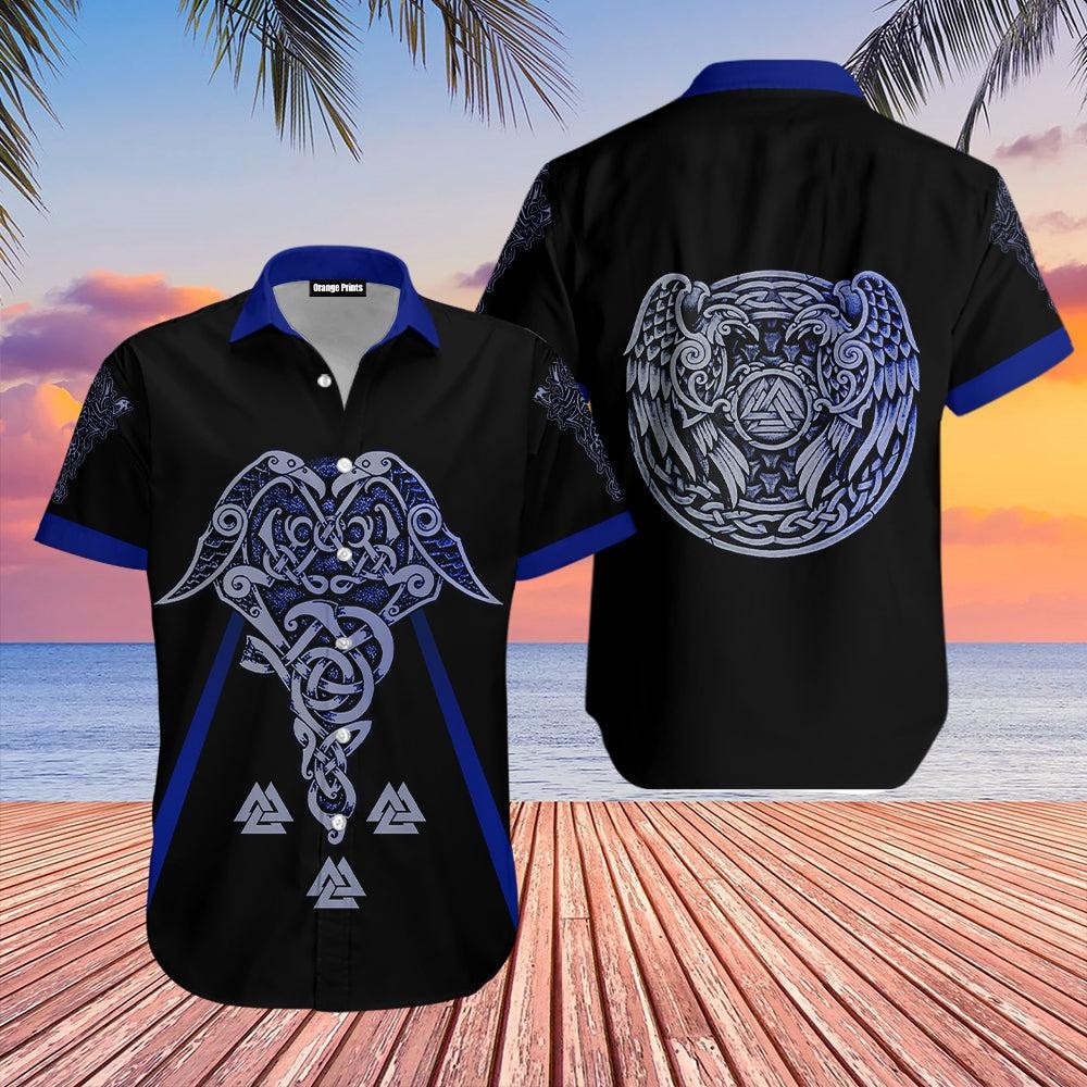 Vikings Tattoo Hawaiian Shirt