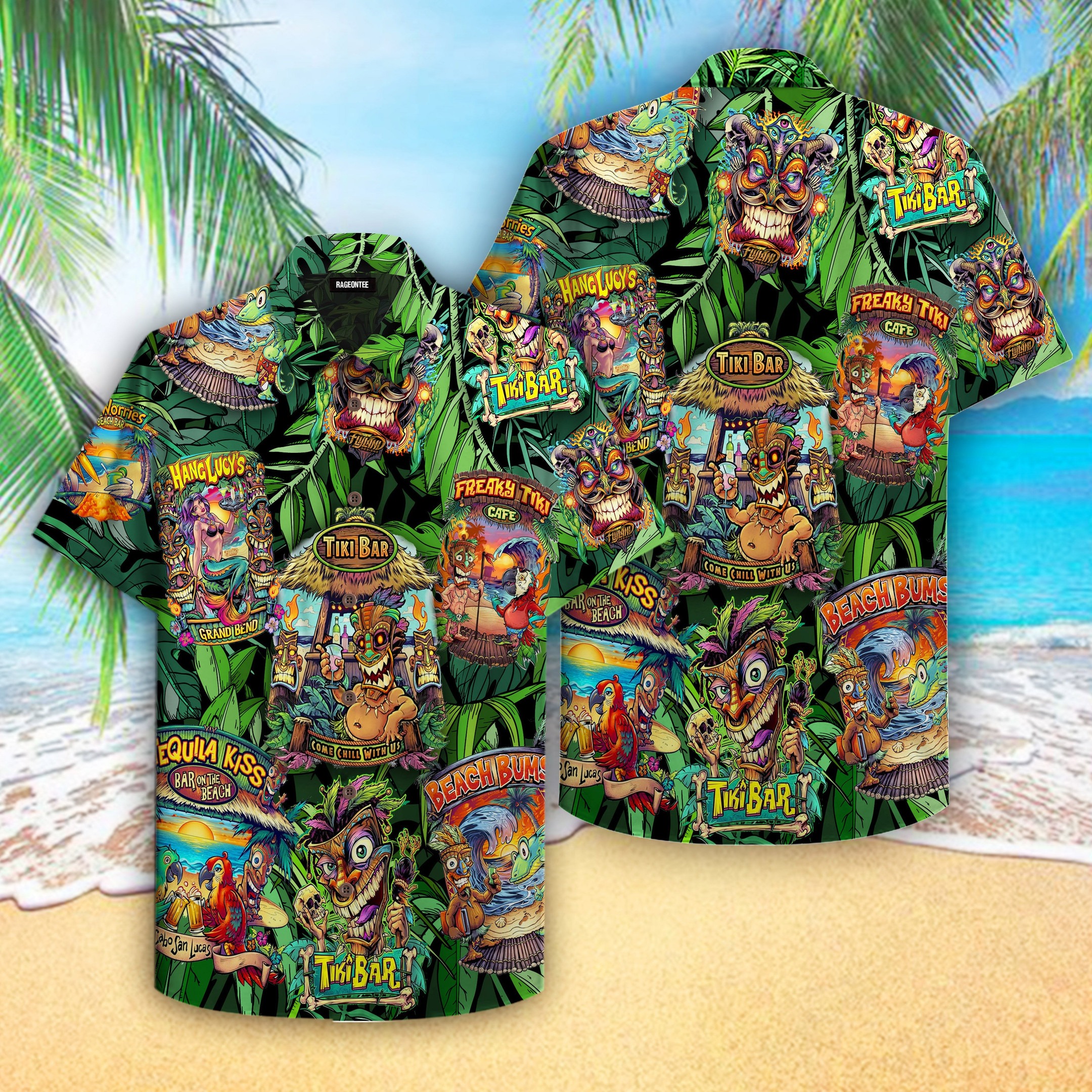 The Tiki Bar Hawaiian Shirt