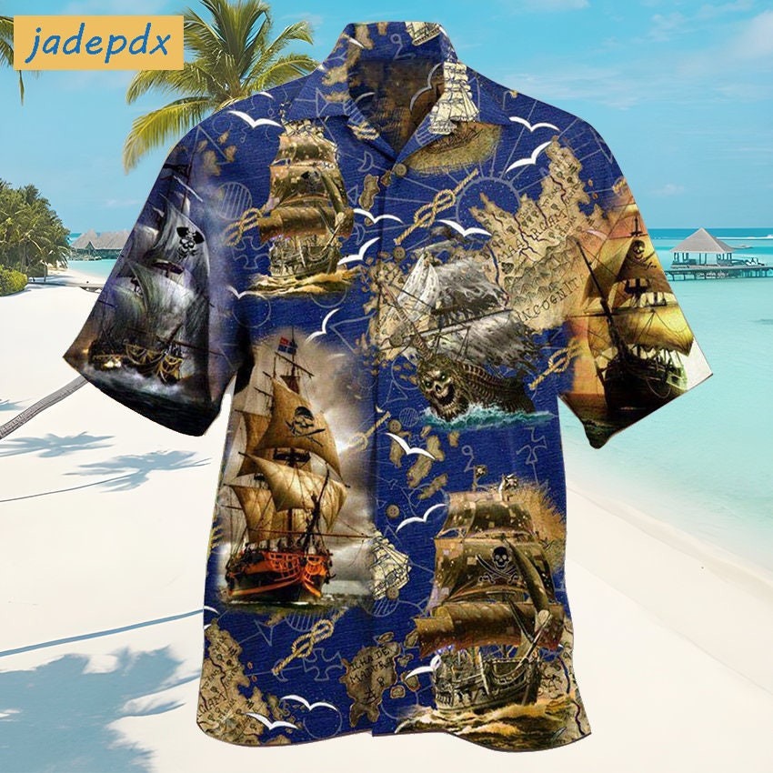 Pirate Ship Unique Hawaiian Shirt