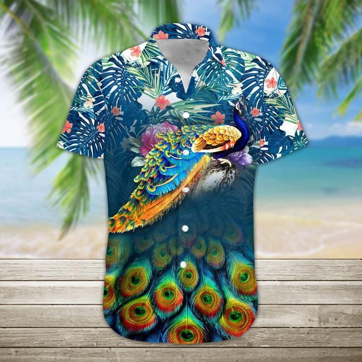 Peacock Hawaiian Shirt