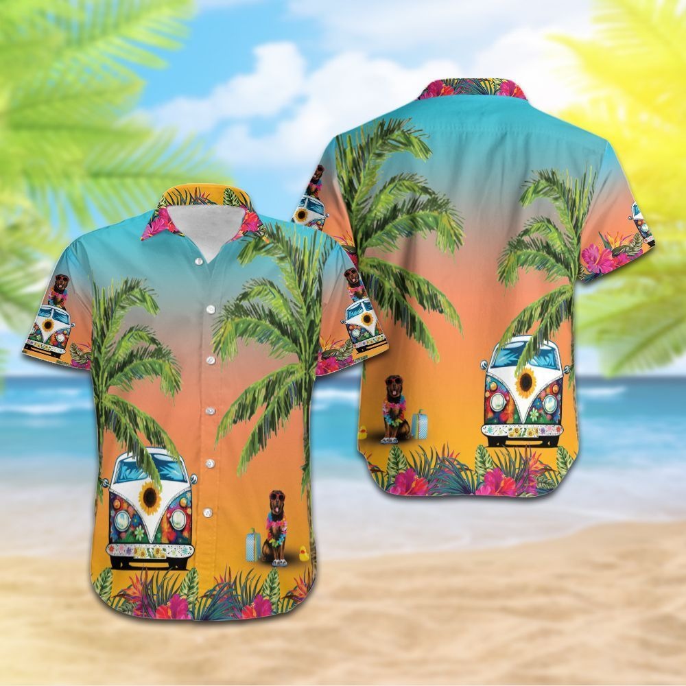 Rotweiller Hawaiian Shirt