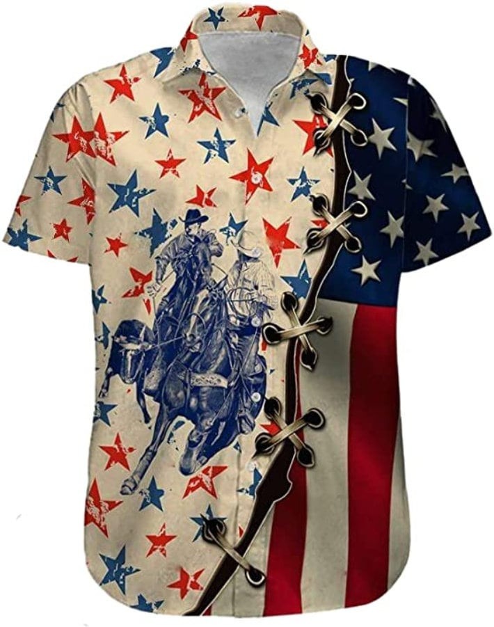American Cowboy Hawaiian Shirt