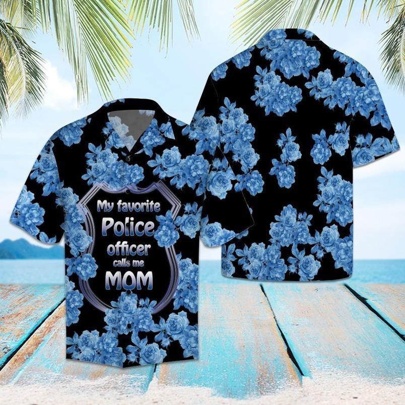 Police Mom Hawaiian Shirt