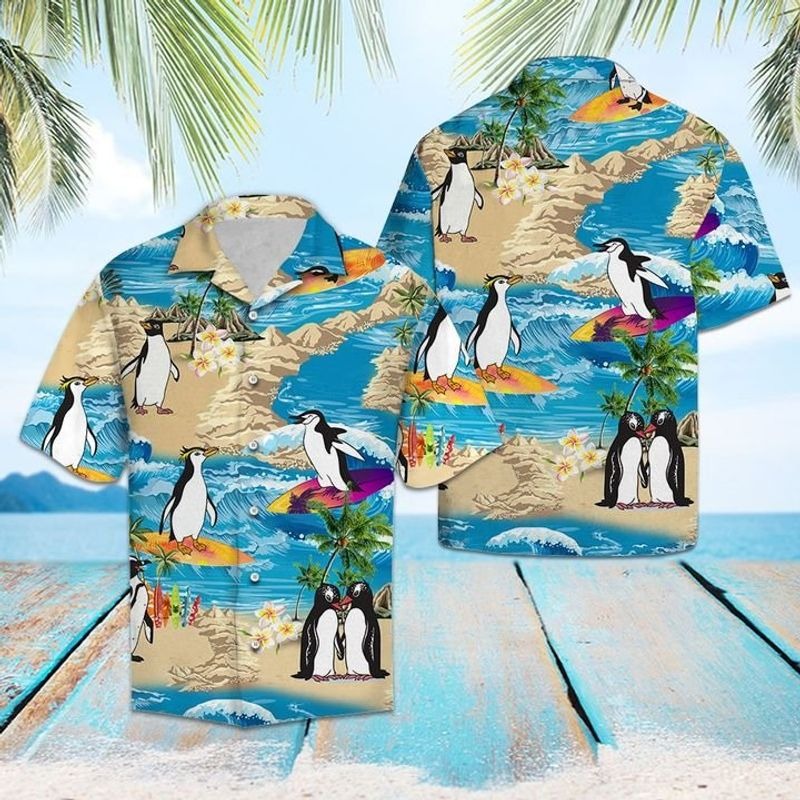 Penguin Hawaiian Shirt