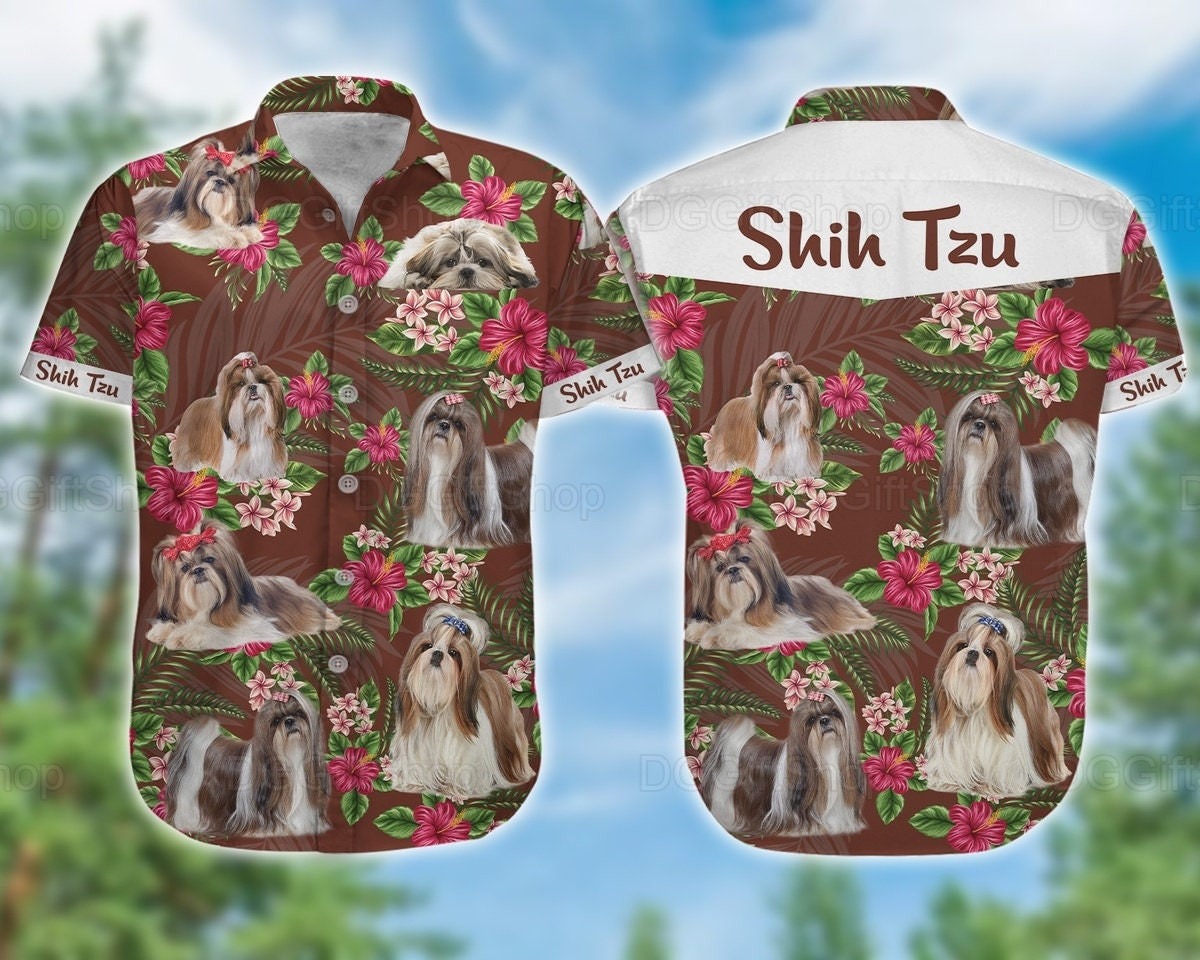 Shih Tzu Hawaiian Shirt