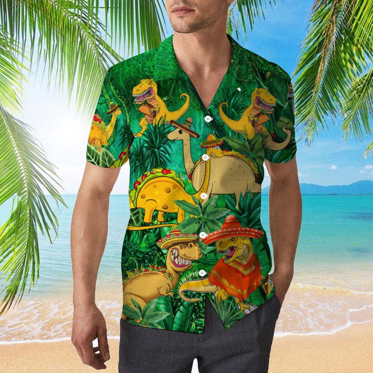rex Dinosaur Hawaiian Shirt