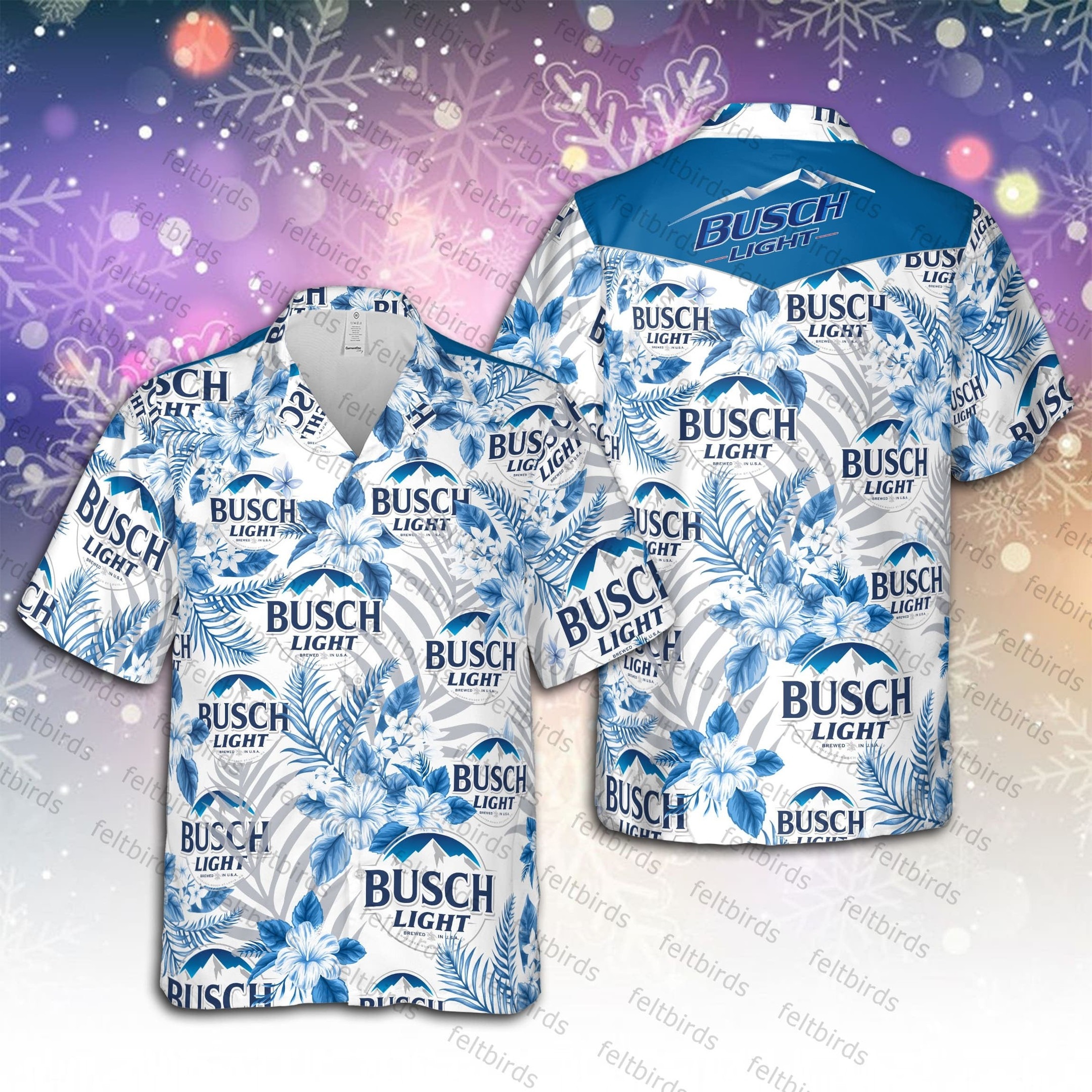 Busch Light Beer Unisex Hawaiian Shirt