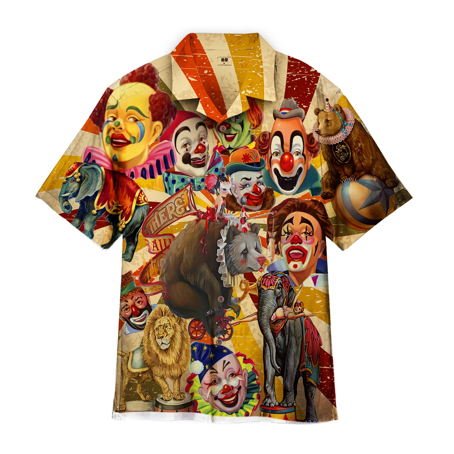 Clown Halloween Hawaiian Shirt