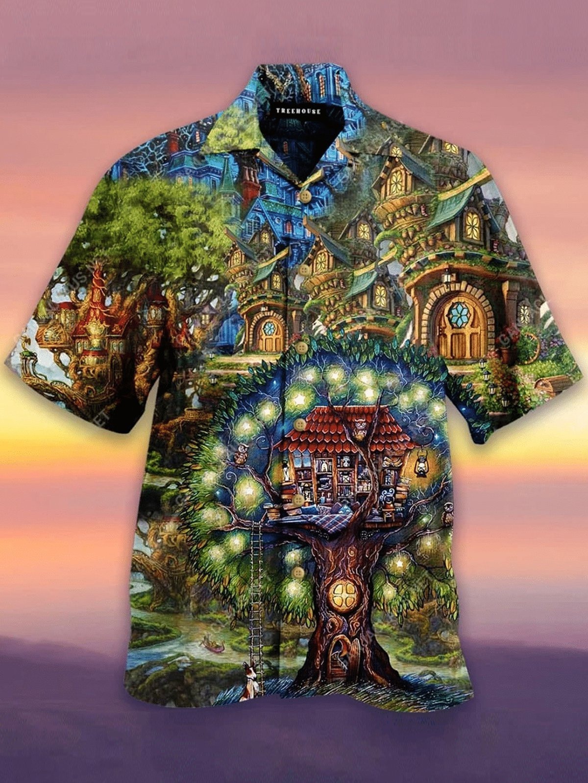Tree House Hawaiian Shirt