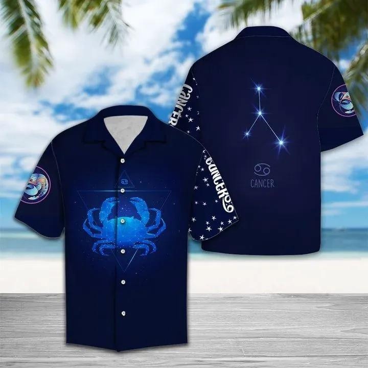 Cancer Horoscope Hawaiian Shirt