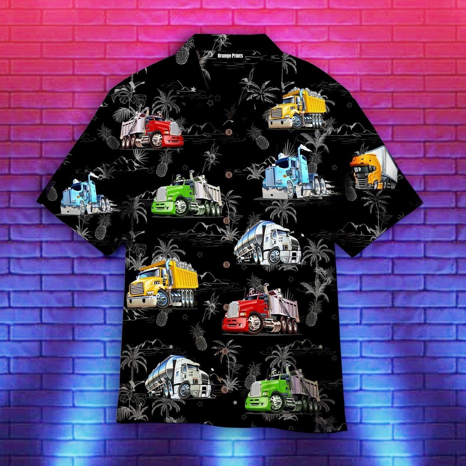 Trucker Love Their Job Hawaiian Shirt
