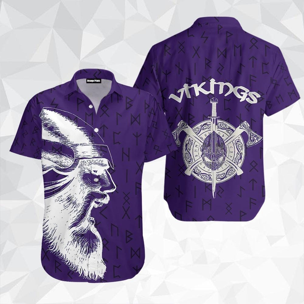 Vikings Warrior Hawaiian Shirt