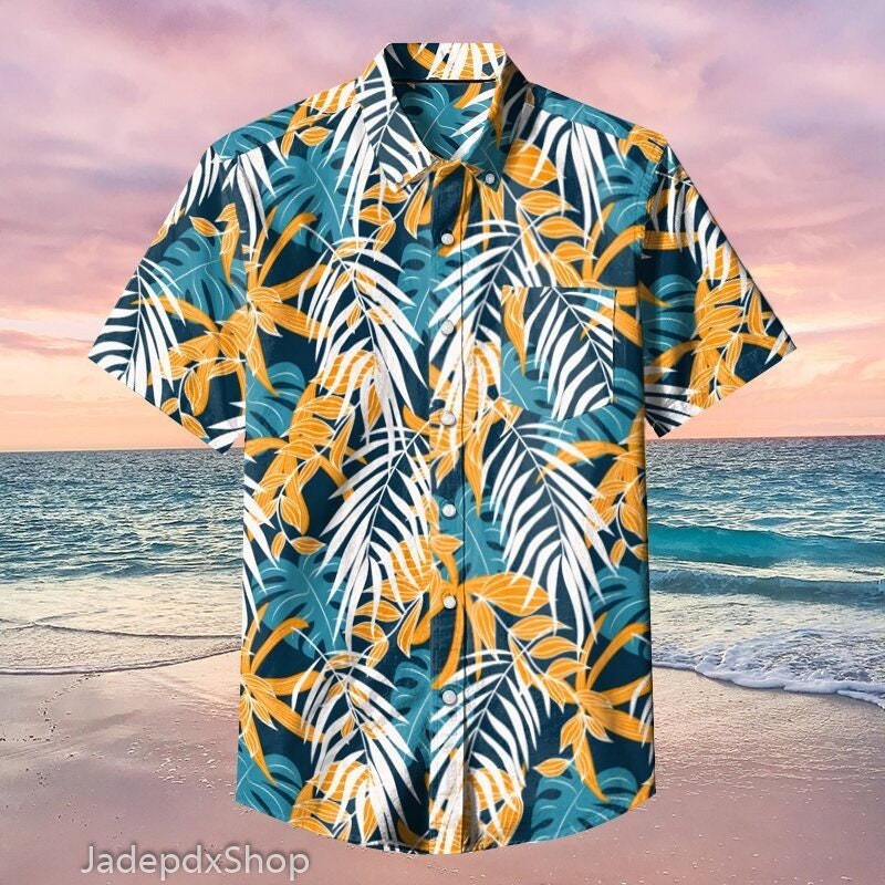 Leaf design vintage Hawaiian Shirt