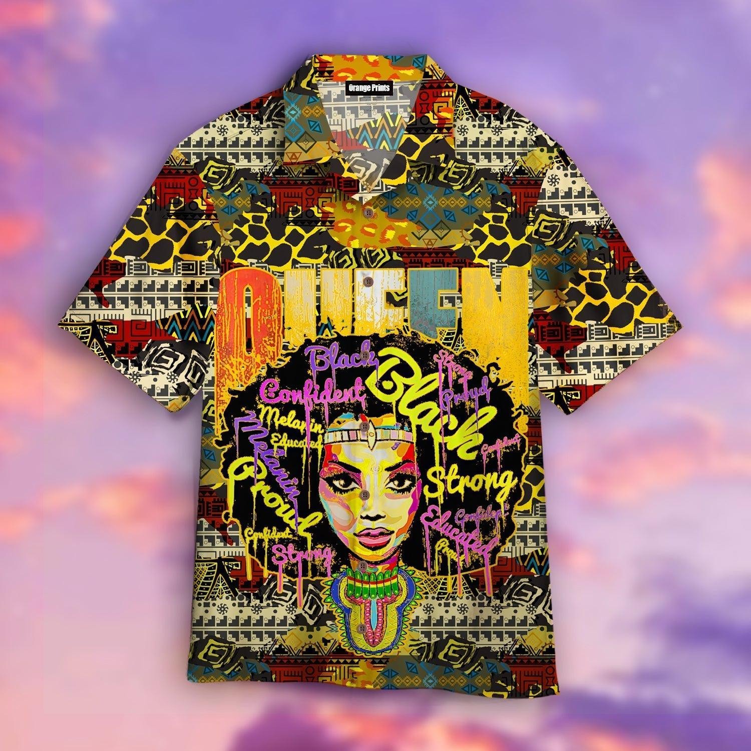 Strong Melanin Queen Hawaiian Shirt