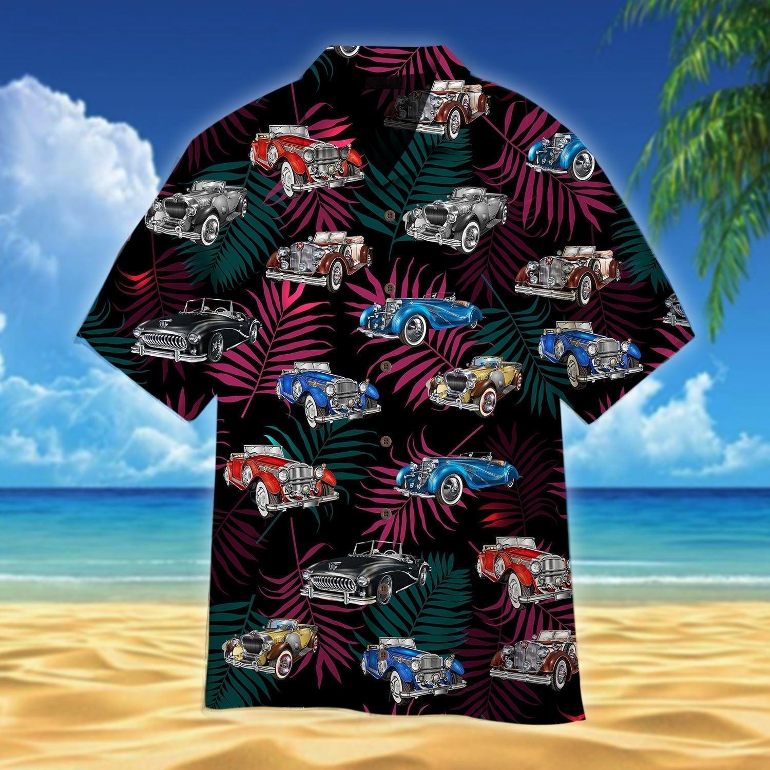 Vintage Cars Hawaiian Shirt