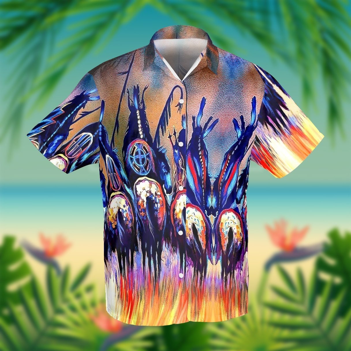 Warriors Native Hawaiian Shirt