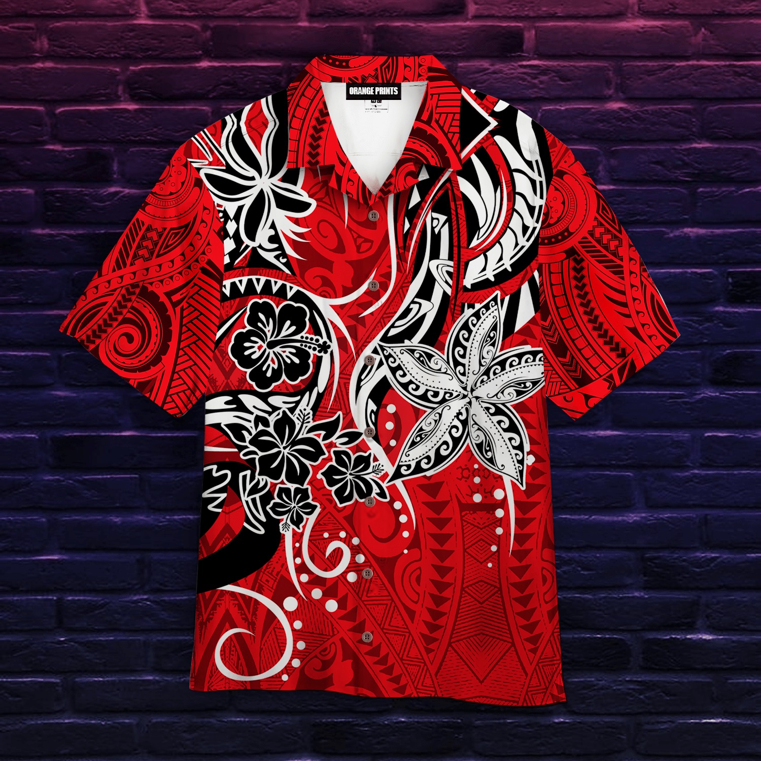 Polynesian Tribal Pattern Hawaiian Shirt