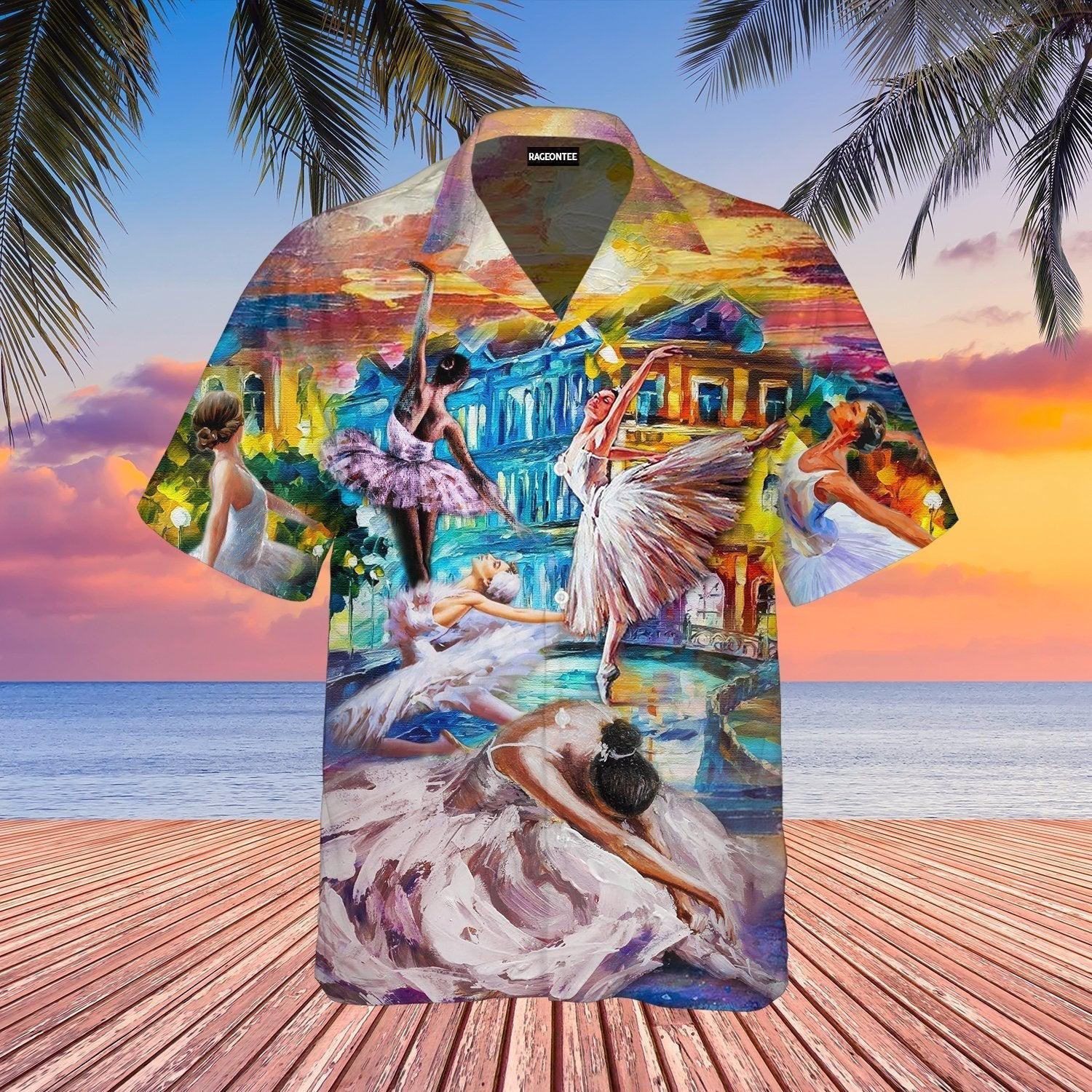 The Magic Ballet Dance Of Ballerina Hawaiian Shirt