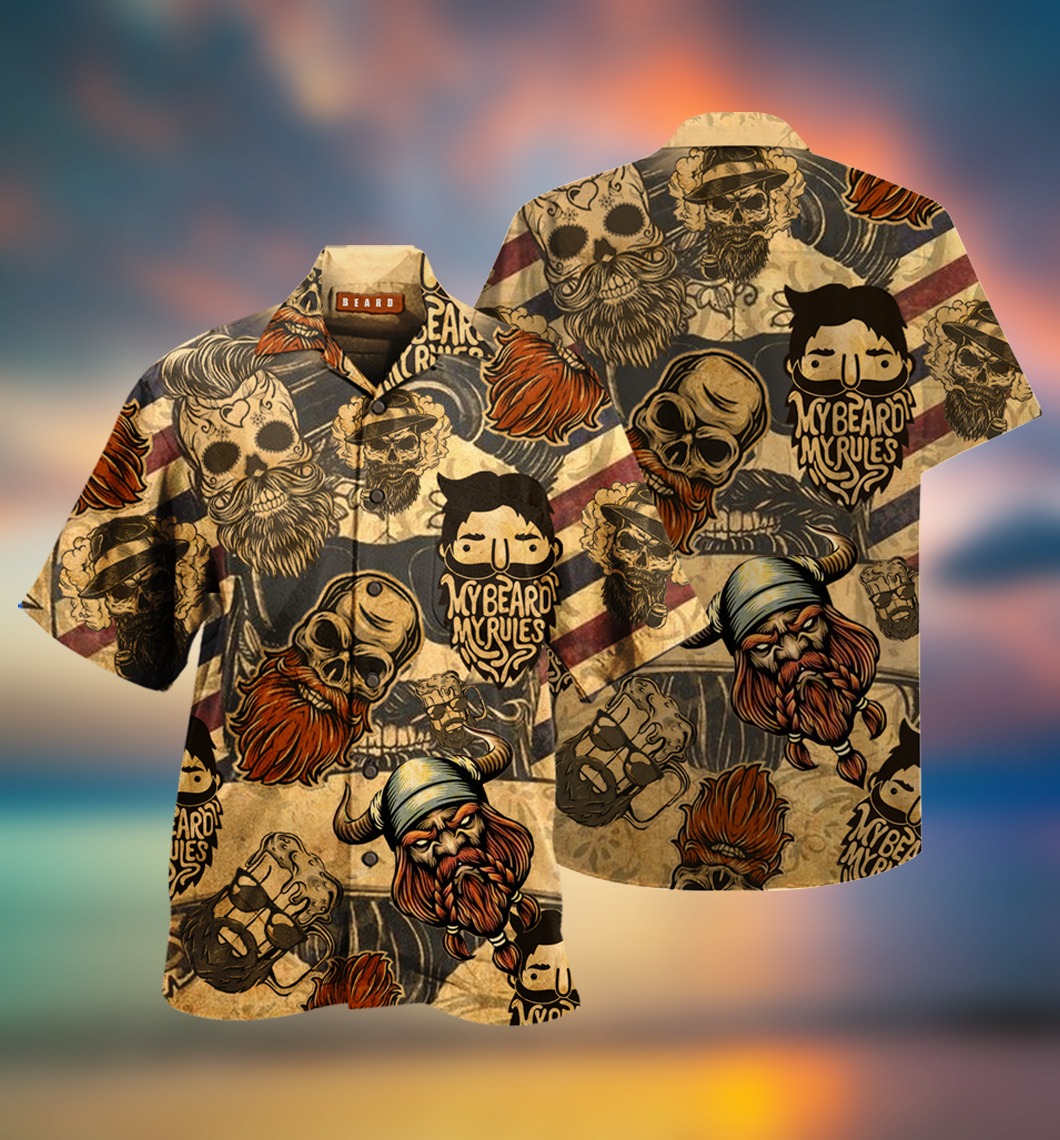 My Beard My Rules Hawaiian Shirt