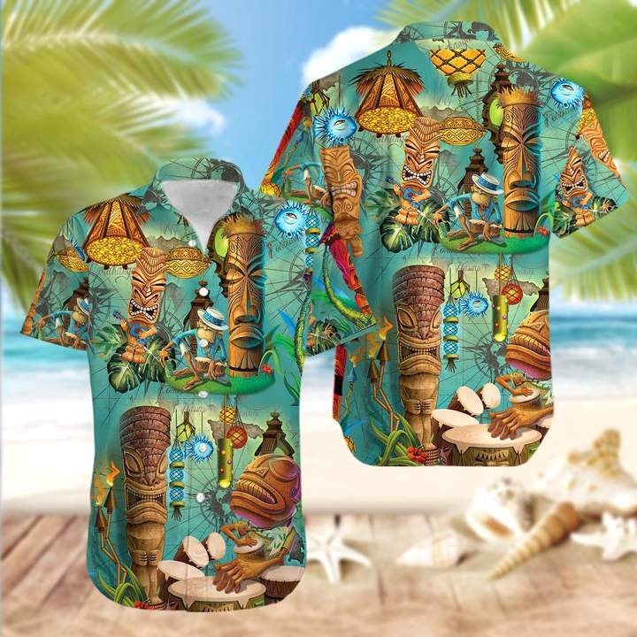 The Tiki Bar Is Open Hawaiian Shirt