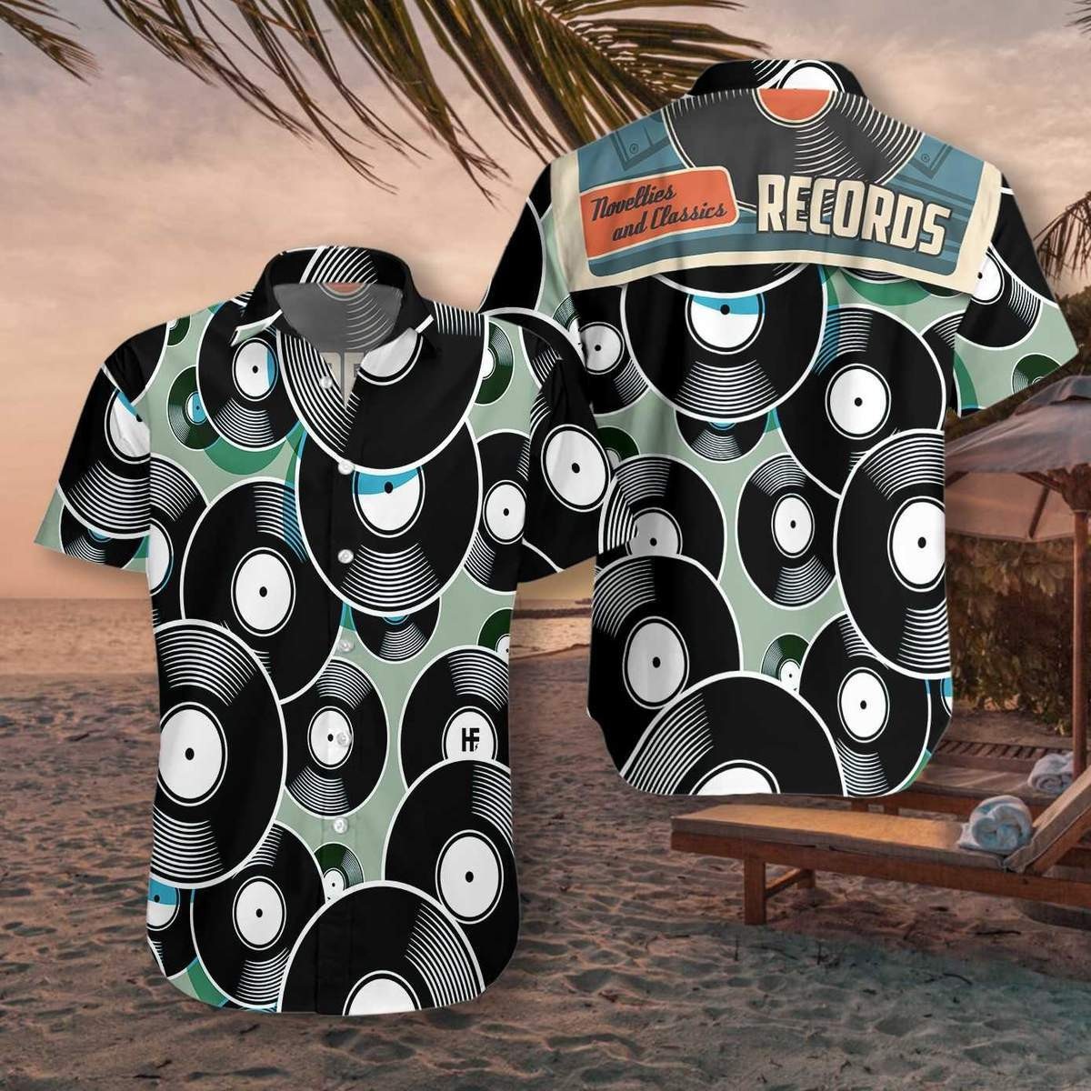 Vintage Vinyl Hawaiian Shirt