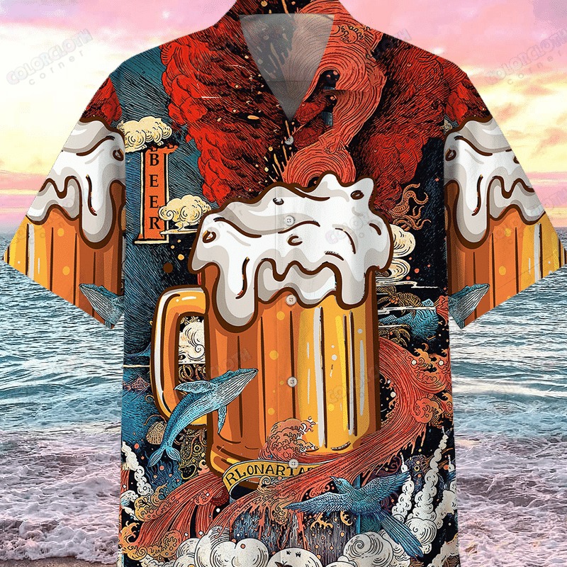 style Beer Hawaiian Shirt