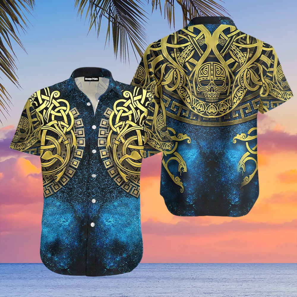 Viking Celtic Knot Tattoo Hawaiian Shirt
