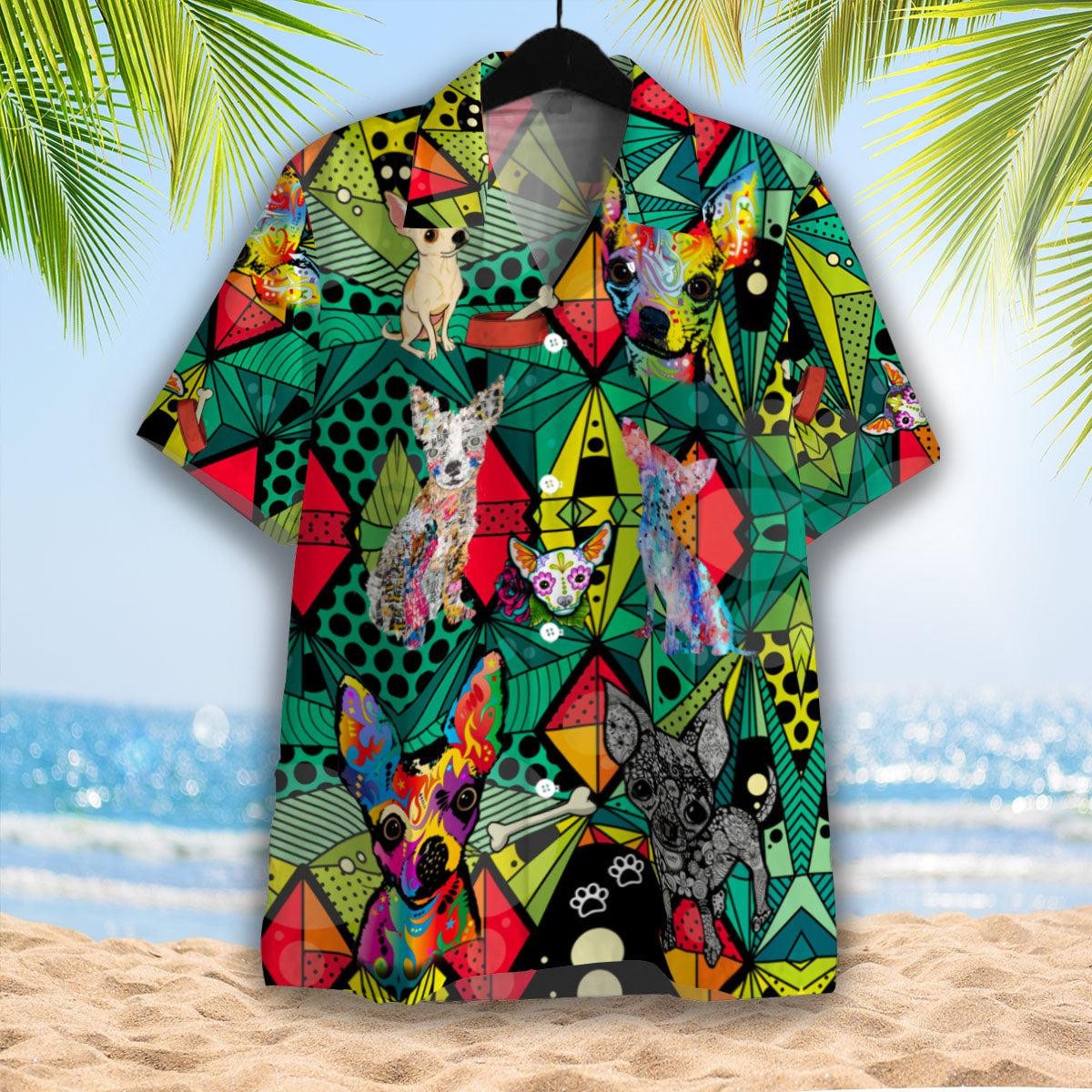 Vintage Dog Hawaiian Shirt