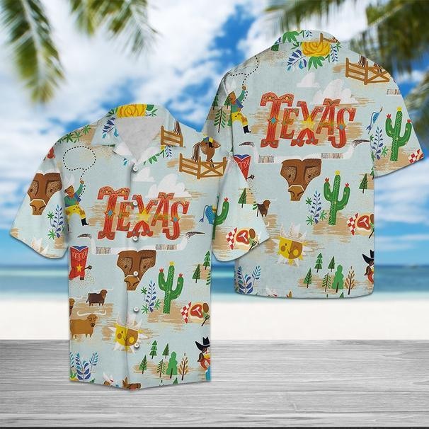 Texas Cowboy Hawaiian Shirt