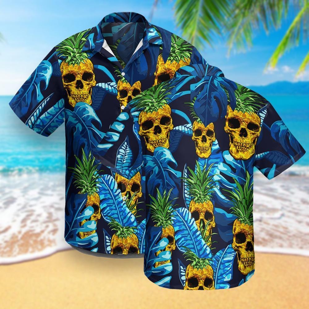 Tropical Skull Hawaiian Shirt