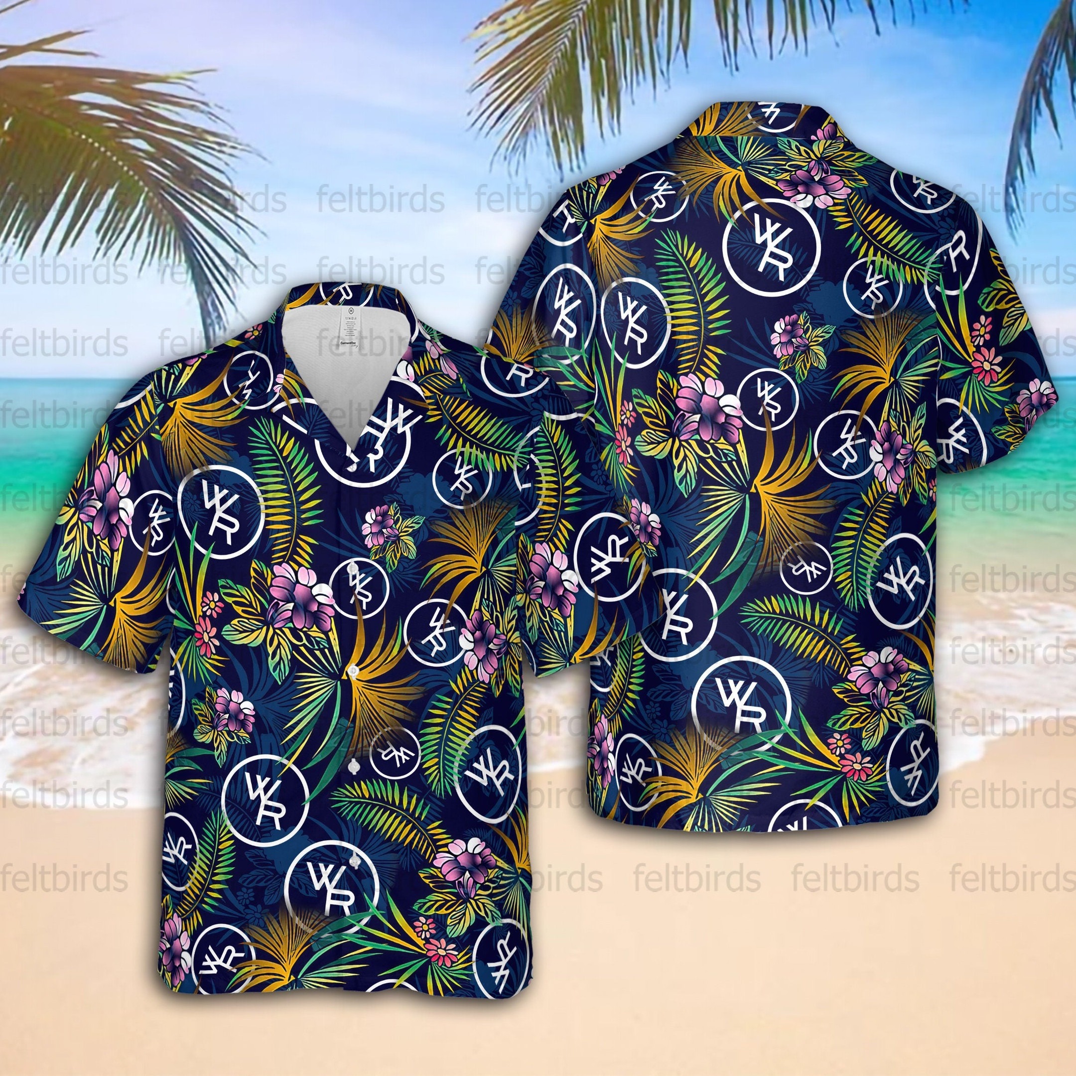 Woodfood Reserve Bourbon Whiskey Unisex Hawaiian Shirt