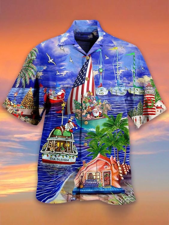 Sea Sleigh Hawaiian Shirt