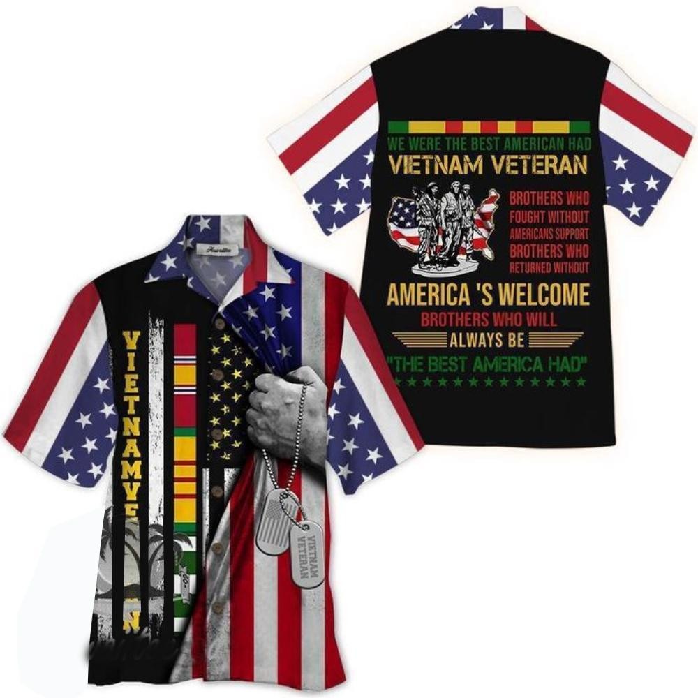 Vietnam Veteran Hawaiian Shirt