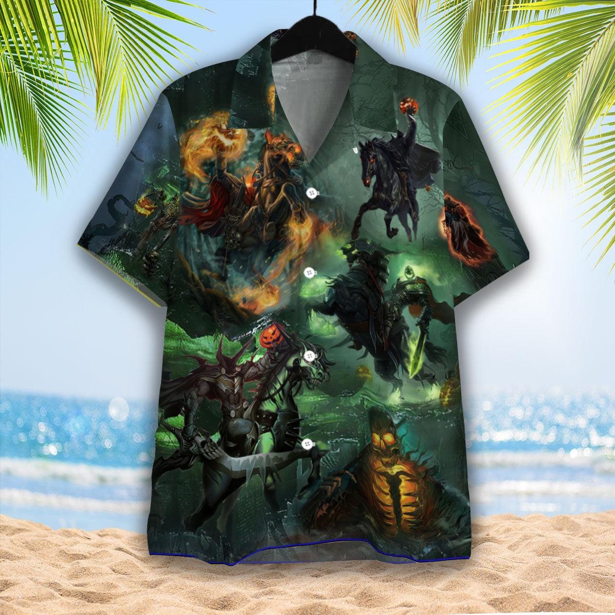 Where Is My Head Pumpkin Halloween Hawaiian Shirt