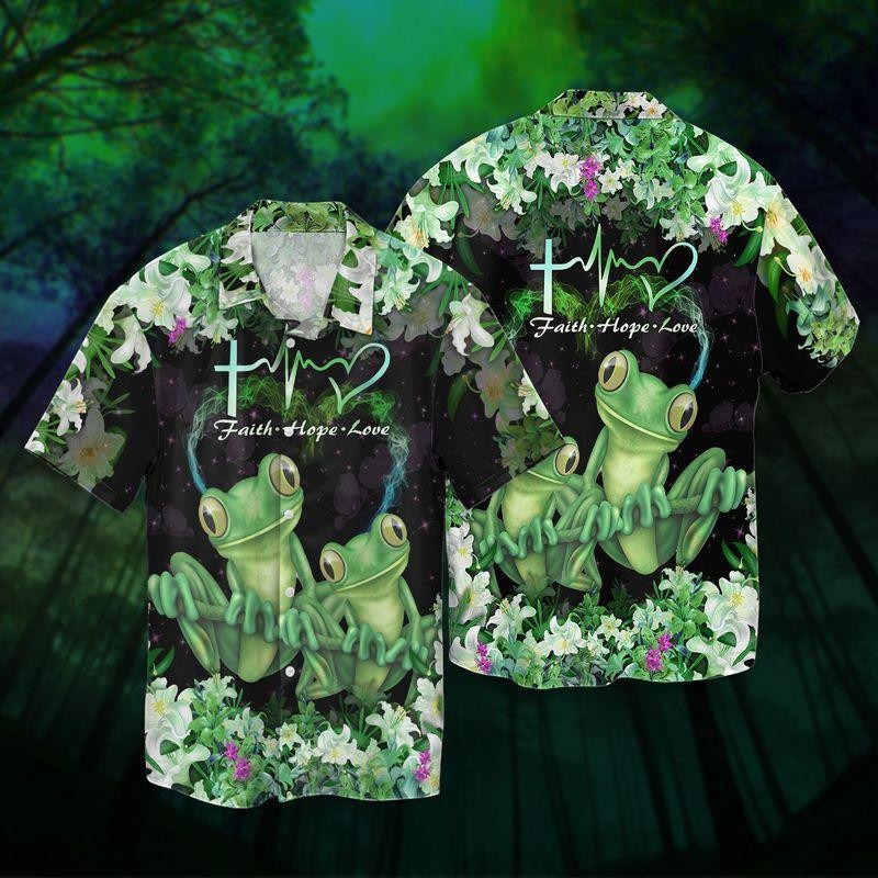 Sweet Love Frog Hawaiian Shirt