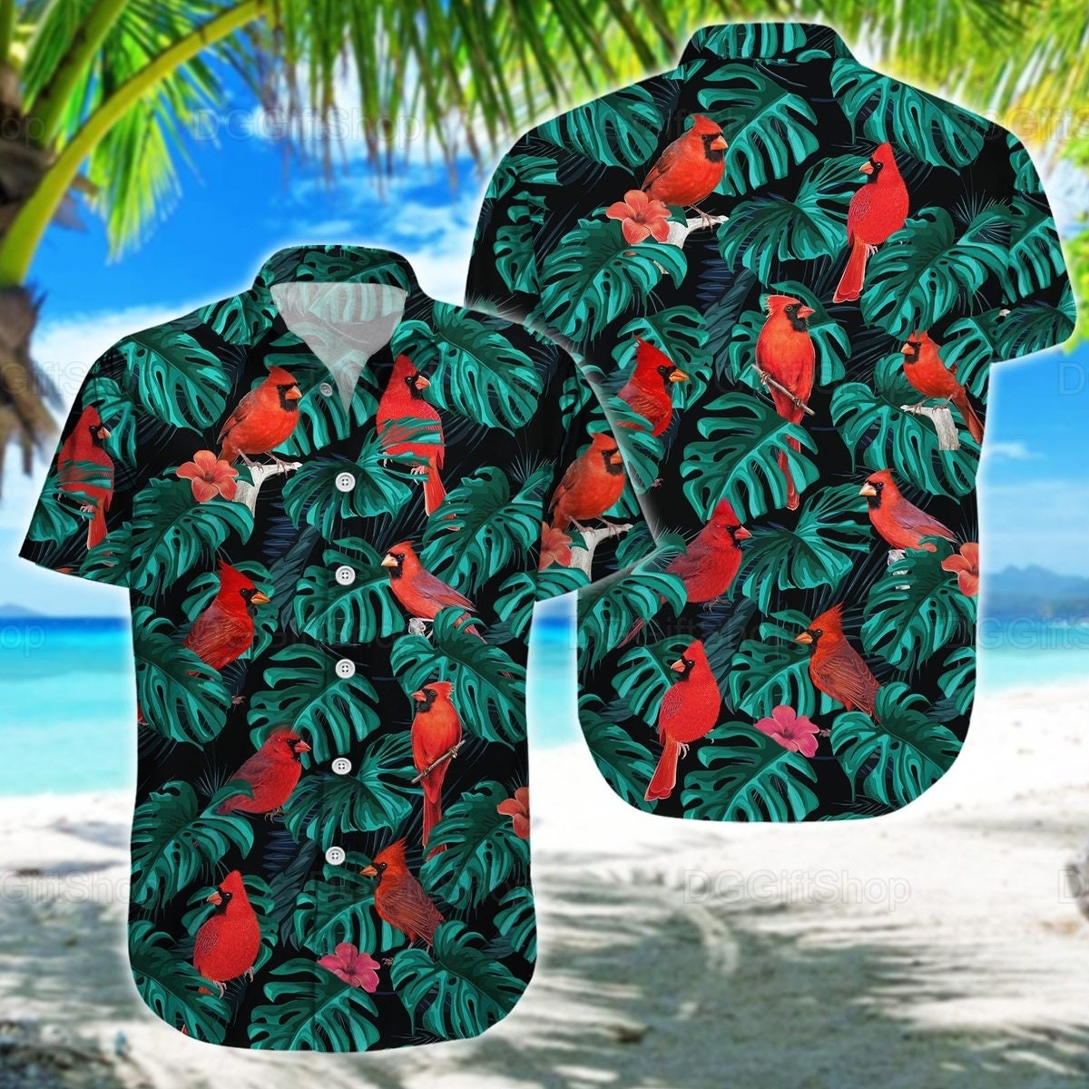 Cardinal Hawaiian Shirt