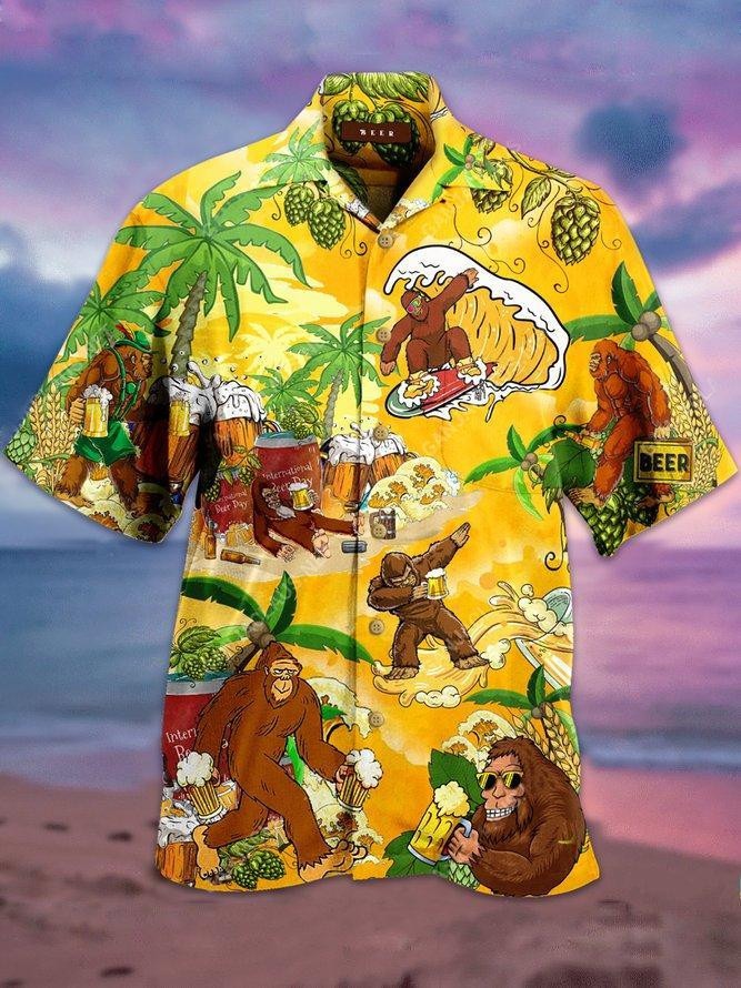 Tropical Monkey Hawaiian Shirt